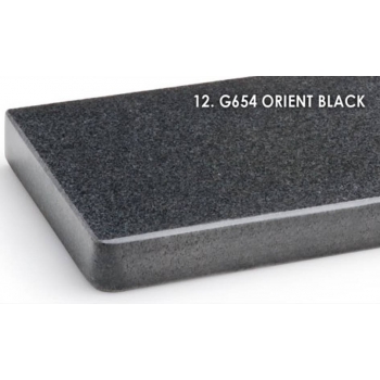 Parapet z granitu G654 Orient Black, New Impala, Paddang Dark grubość 2cm